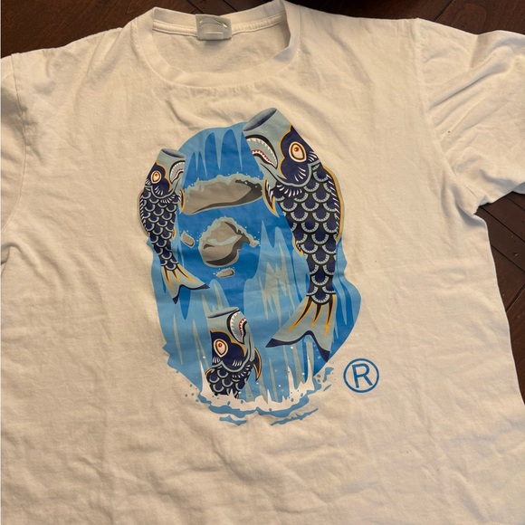 Bape Other - Bape Koinobori Waterfall Ape Head Tee